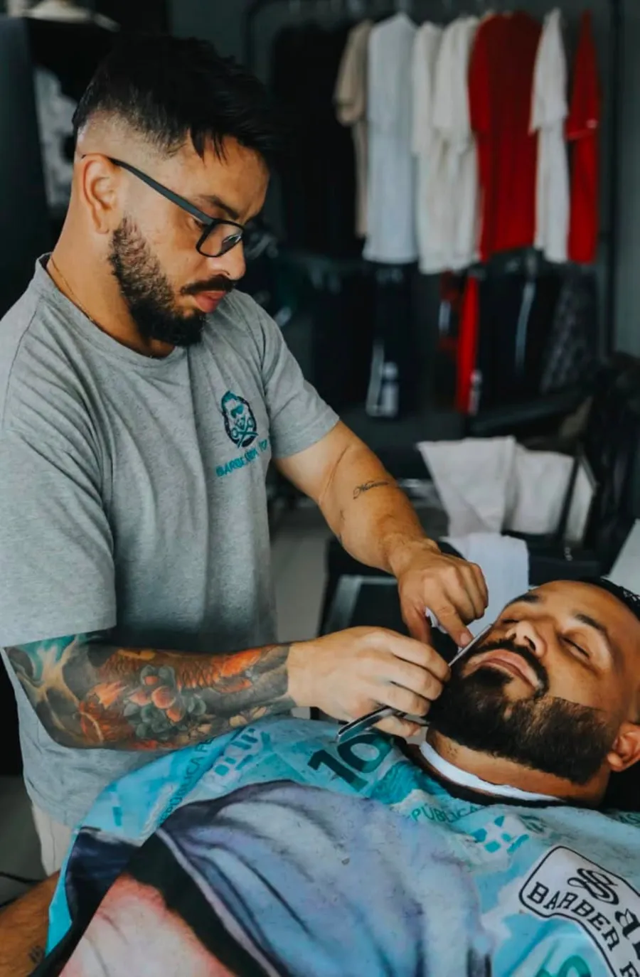 Barba esculpida