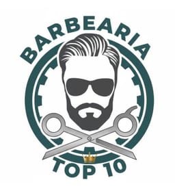 Logo Barbearia Top 10